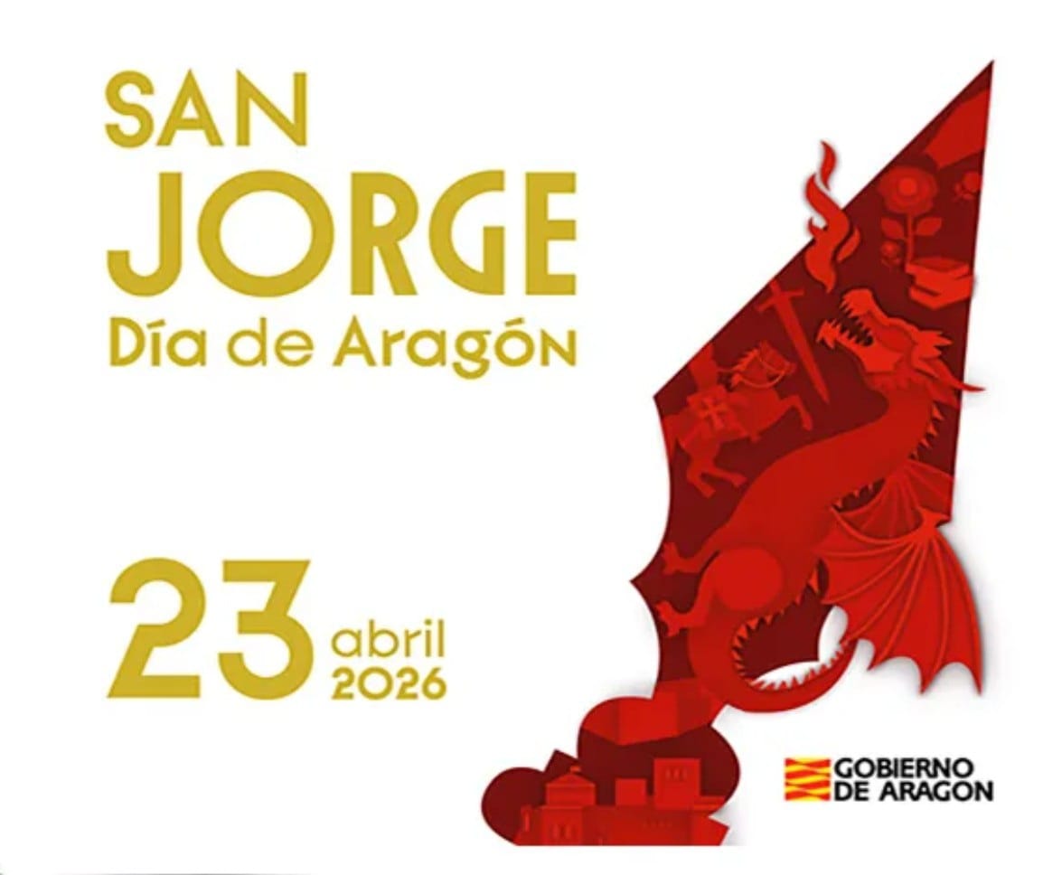 23 de Abril 2026 San Jorge Día de Aragón